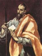 El Greco St Paul (df01) Sweden oil painting artist